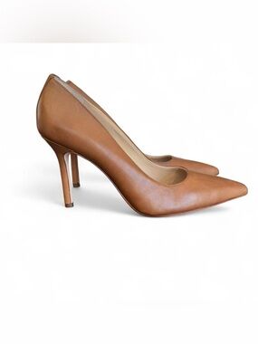 Lauren Ralph Lauren Lindella II burnished leather pumps 8.5